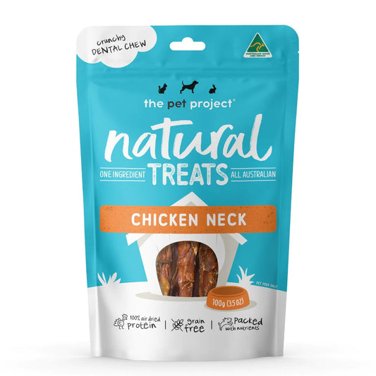 The Pet Project Natural Treats – Chicken Neck