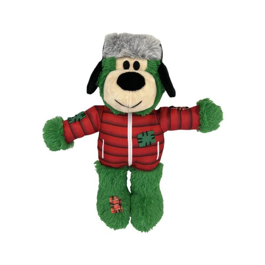 KONG Christmas Holiday Wild Knots Bear ASSORTED - The Doggie Shop