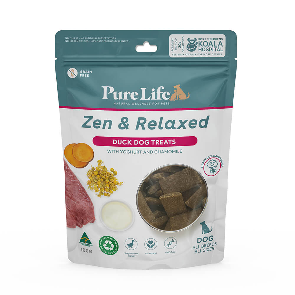 Shop Pure Life Zen & Relax Duck Dog Treats - The Doggie Shop - 